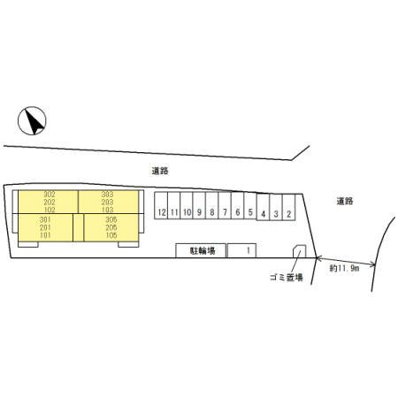 サニーグリーン北喜 駐車場