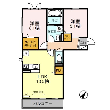 アーバーオークス 間取り