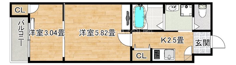 シーエムアンウエスト 間取り