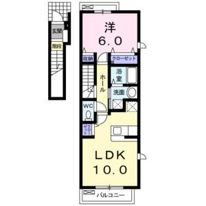 カーサ　アルドーレ 間取り