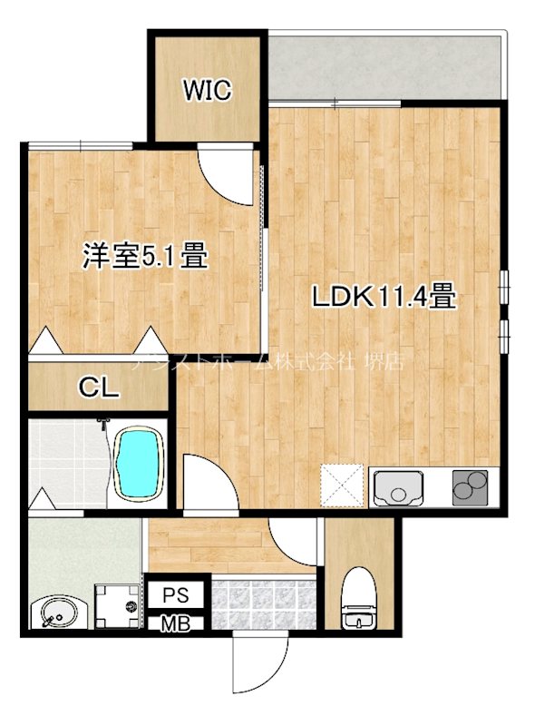 フジパレス堺大浜中町 間取り