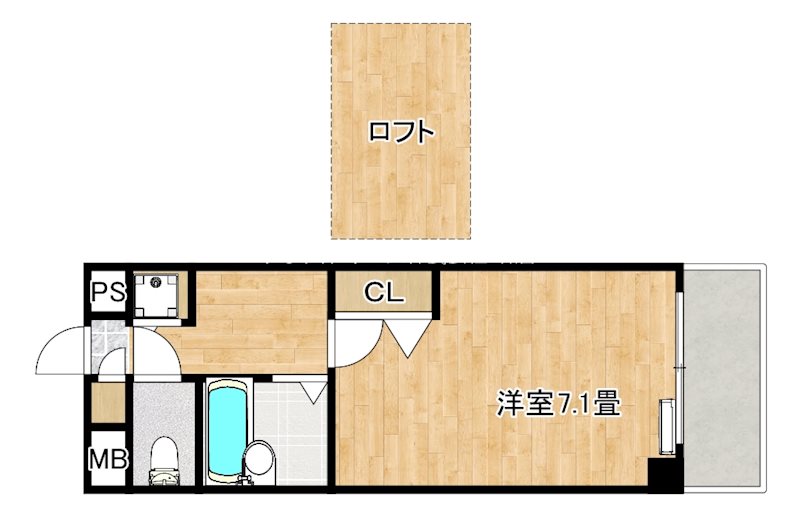 ヴィーブル三国ケ丘 間取り