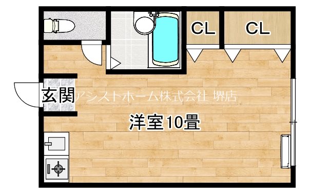 フェスタ香ヶ丘 間取り