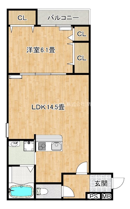 フジパレス堺大浜中町Ⅴ番館 間取り