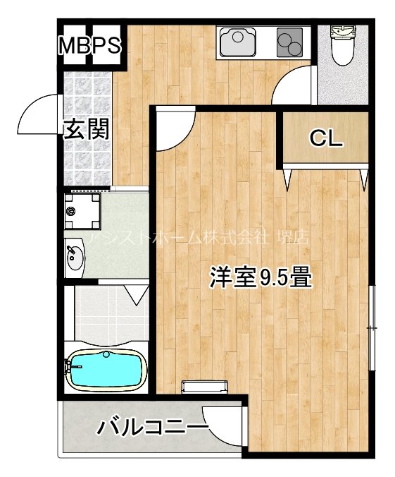 フジパレス湊サウス 間取り
