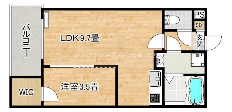 ジーメゾン堺フィオーレ 間取り
