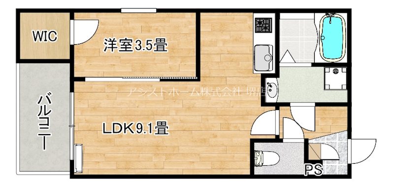 ジーメゾン堺フィオーレ 間取り