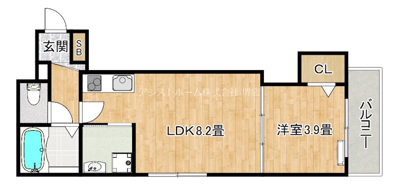七道ハウス 間取り