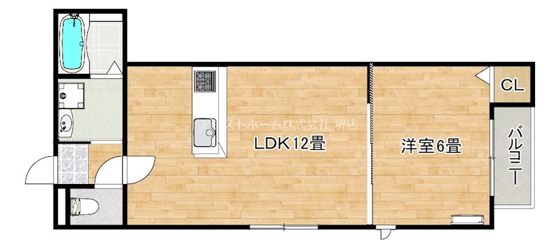 ハウスモメゾン大浜A棟 間取り