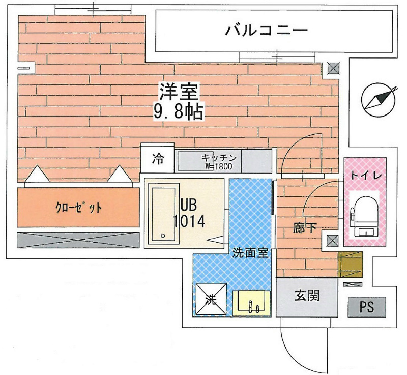 中之町TKハイツ 間取り