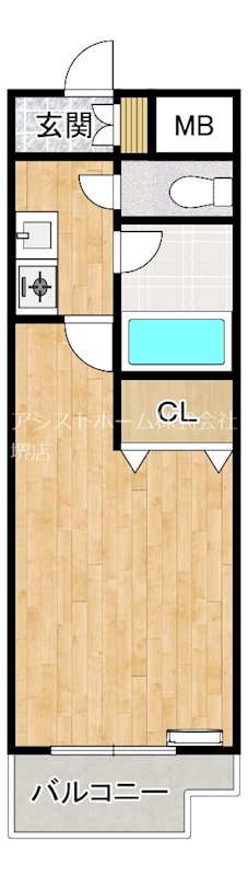 ベルデ堺東 間取り