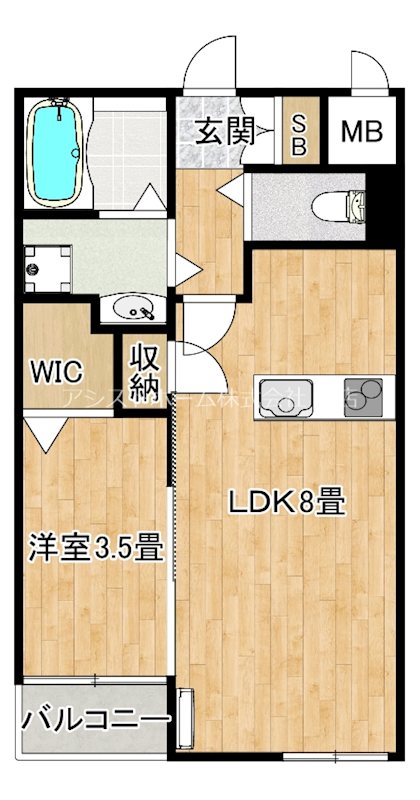 セントレジデンス七道 間取り
