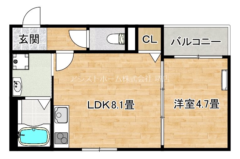 F asecia AttivoVI 間取り
