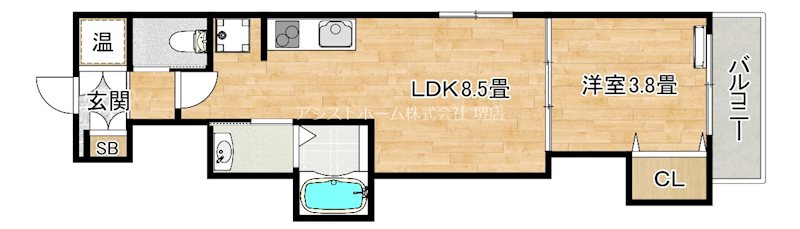 マリブガーデン堺駅前 間取り