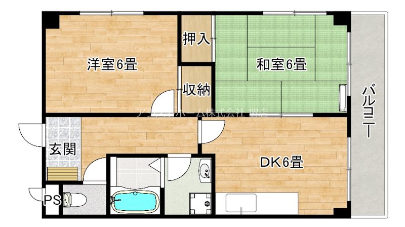 ラメゾン坂口 間取り