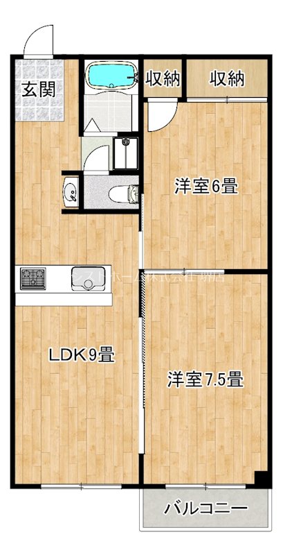 ルミエール浜寺 間取り
