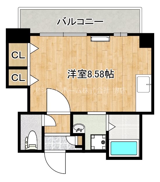 中之町TKハイツ 間取り