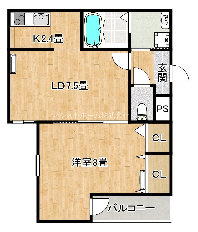 フジパレス堺大浜中町 間取り