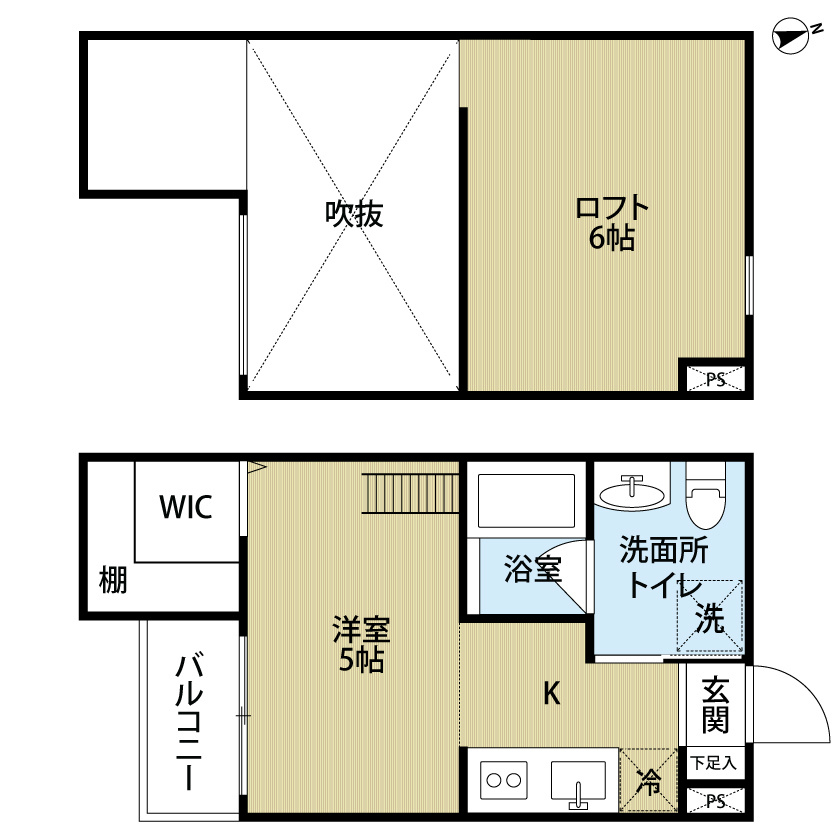 エスタブレ香ヶ丘 間取り