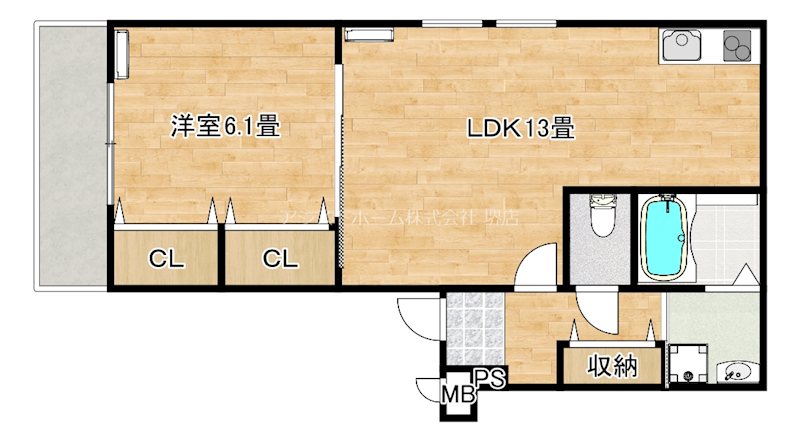 フジパレス堺大浜Ⅵ番館 間取り