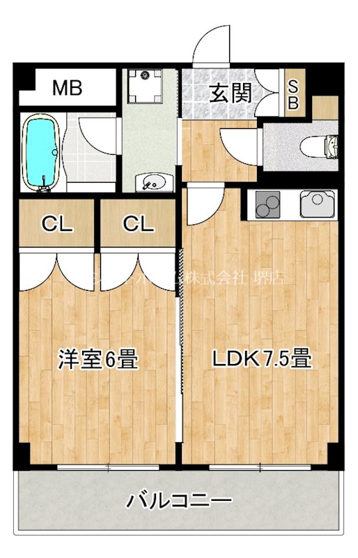 TSカーサSECONDO 間取り