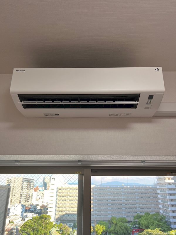FREEDOMresidence堺大小路 エアコンがついています。設置不要です。