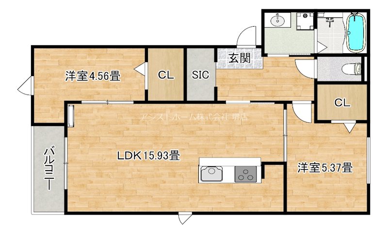 gemma garden堺東 間取り