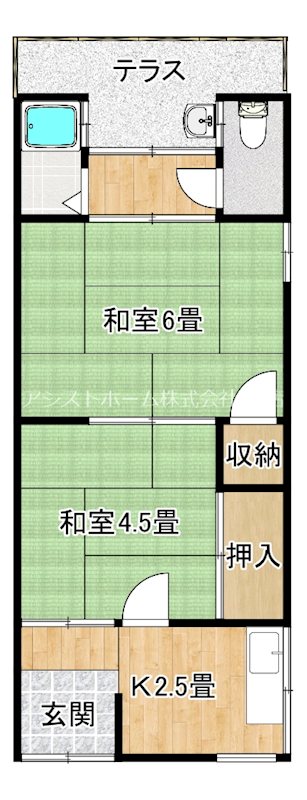 清水荘 間取り