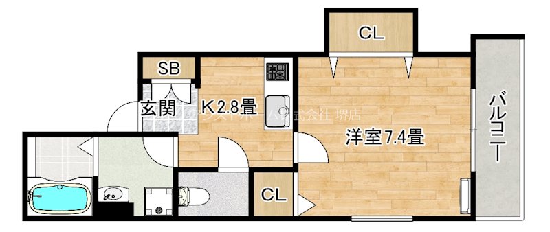 ハピネスコート堺香ヶ丘 間取り