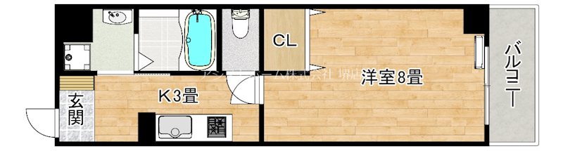 住吉橋ＴＫハイツ  間取り