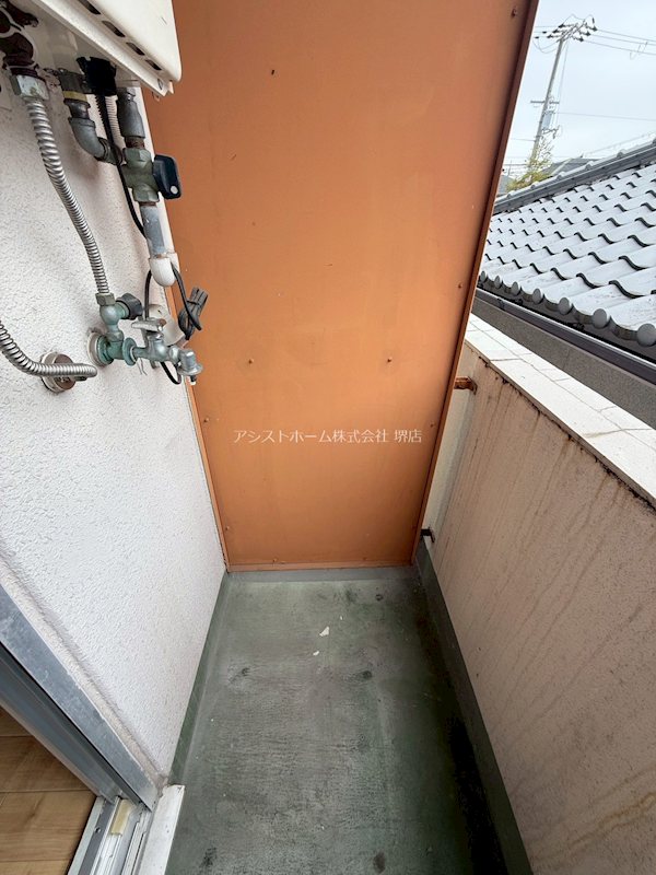 少林寺TKハイツ 室外洗濯機置き場