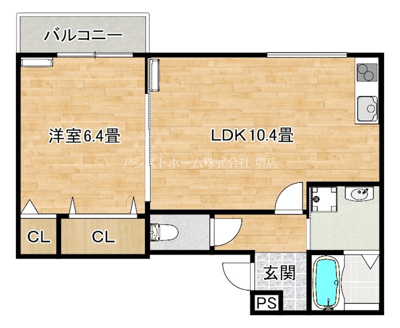 フジパレス百舌鳥本町Ⅴ番館 間取り