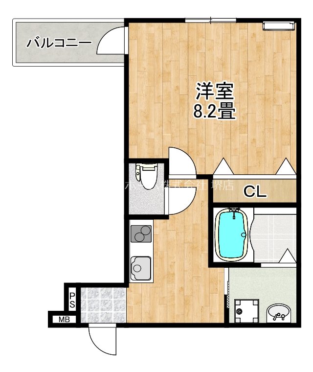 フジパレス鳳駅西V番館 間取り