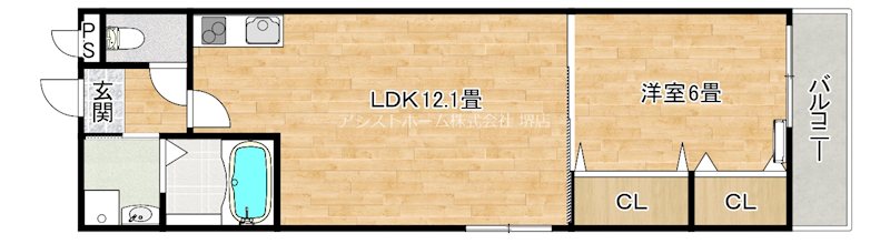 フジパレス堺もず 間取り
