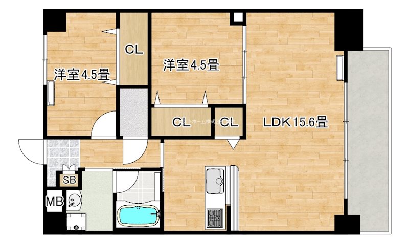シャンピア堺 間取り