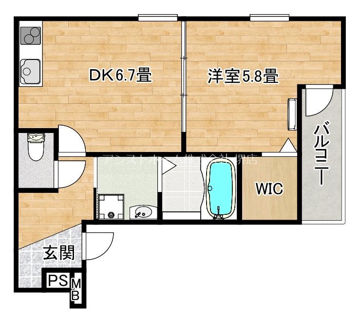 フジパレス百舌鳥駅東 間取り