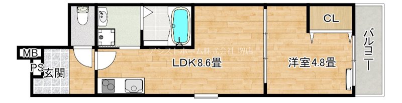 フジパレス百舌鳥駅東 間取り