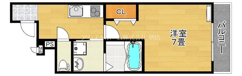 フジパレス鳳中町ノース 間取り