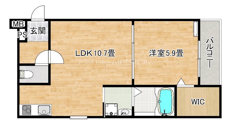 フジパレス百舌鳥駅南Ⅲ番館 間取り
