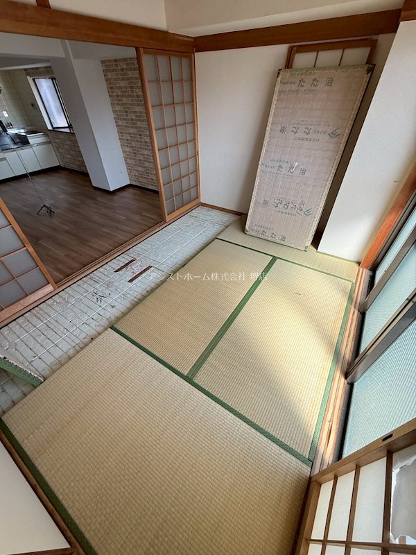 熊野苑 畳表替え中