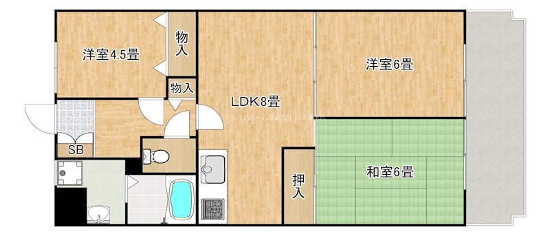サンメゾンイズミ 間取り