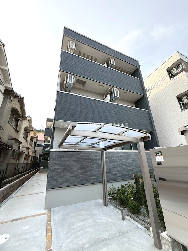 フジパレス助松町サウス 屋根付き駐輪場