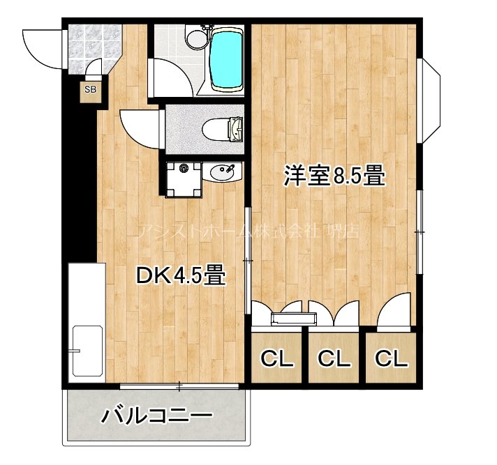 クリアサカイⅢ 間取り