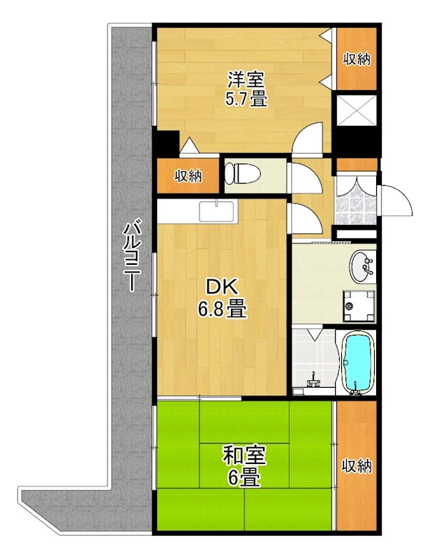 グランエクセル高師浜 間取り