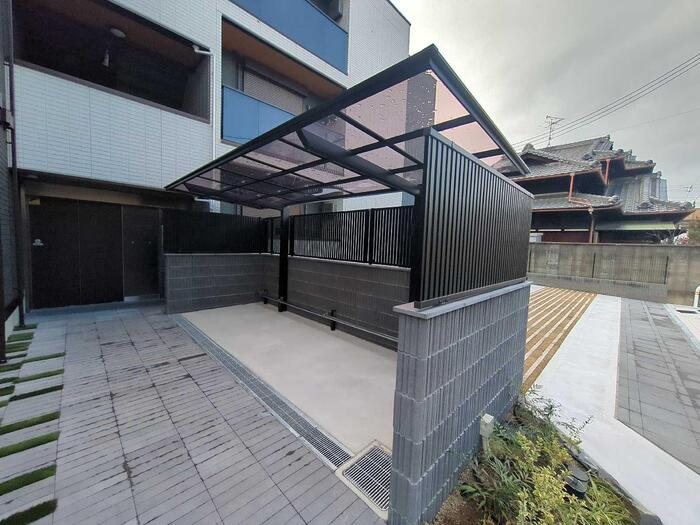 パサログランデ羽衣 屋根付き駐輪場