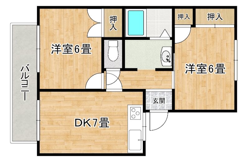 ハイツ菅原 間取り