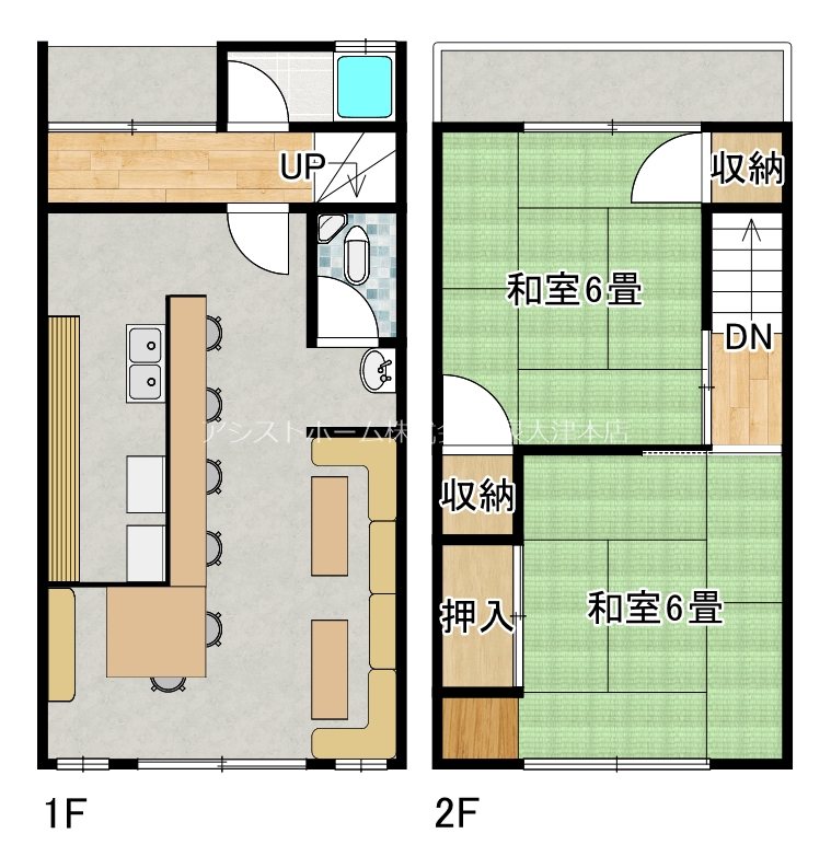 我孫子店舗（綾部様） 間取り