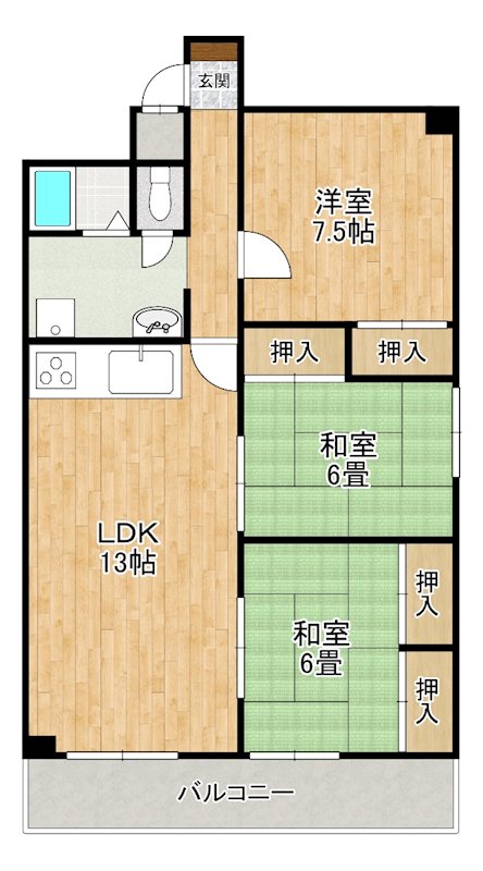 ライブリー高石 間取り