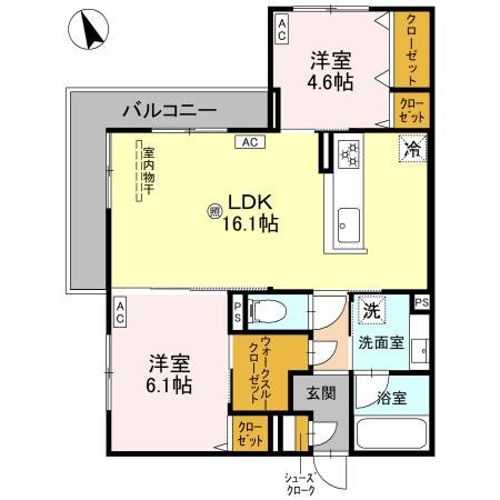 ファブ―ル東羽衣 間取り