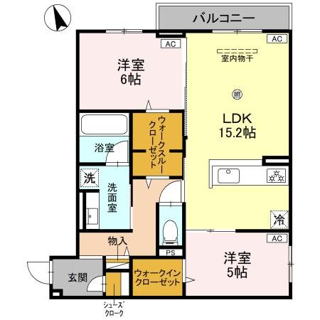 ファブ―ル東羽衣 間取り